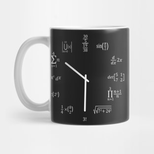 Math Clock Mug